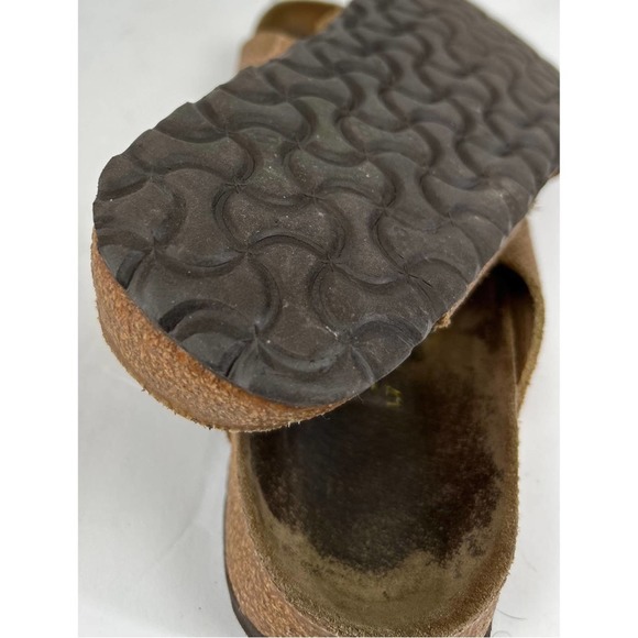 Birkenstock Brown ( Rosey Gold) Textured Sandals 38 Preowned Condition - Picture 4 of 10